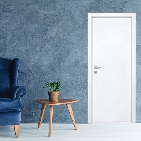 porta da interno filomuro effetto spazzolato